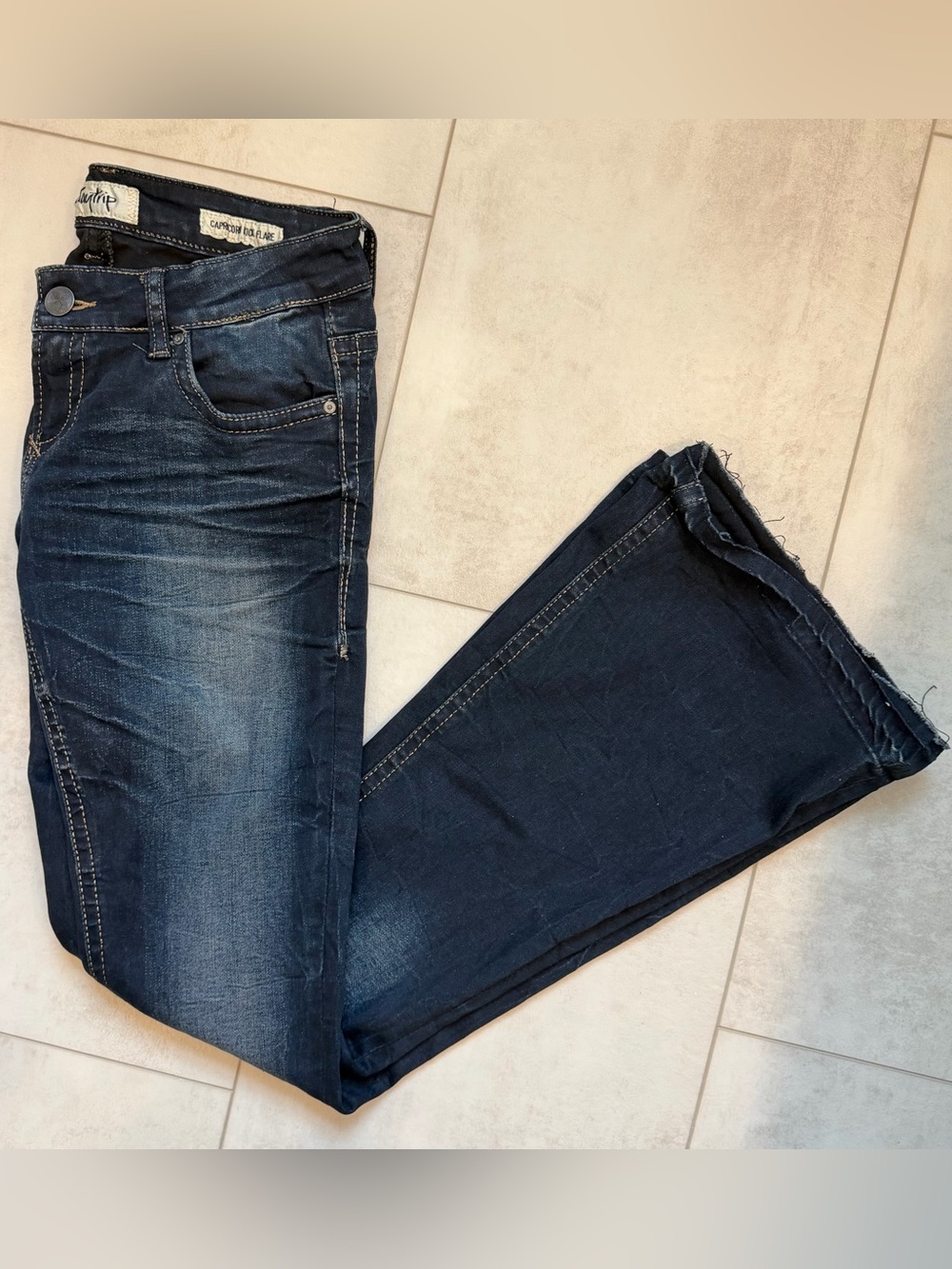 Daytrip Capricorn Kick Flare Dark Blue Jeans 28L